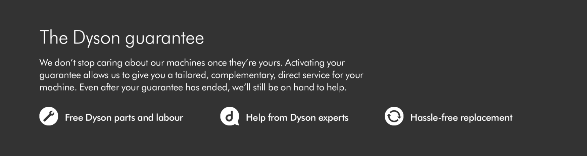 Dyson Guarantee