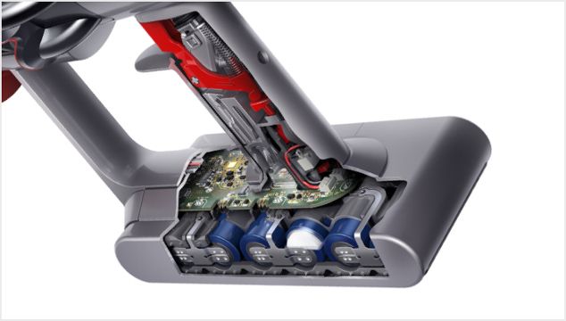 Cutaway illustration of battery pack.